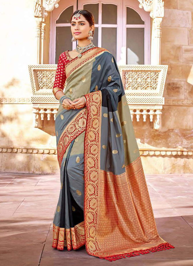 B FINE LUXURY HANDLOOM Latest Fancy Designer Party And Wedding Wear Stylish Heavy Silk Saree Collection